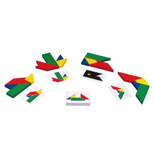 Bulls eye tangram - bulls,