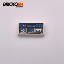 LEGO 3069p61 Tile 1x2 Blue