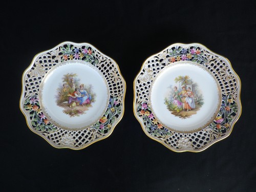 Assiettes anciennes en - 2,
