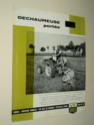 Prospectus tracteur someca - prospectus,