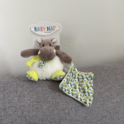 Doudou peluche hippopotame - peluche,