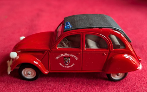 Solido citroën 2cv6 pompiers - solido,