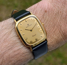 Montre Waltham quartz -  dress watch - très bel état - mouvement ETA suisse
