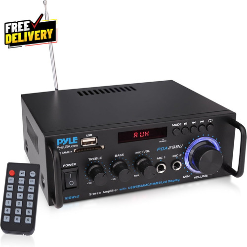 200w stereo power amplifier - power,