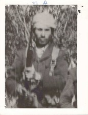 1956 57 GUERRE ALGERIE REBELLION  PHOTO  NON IDENTIFIE 1 REBELLE