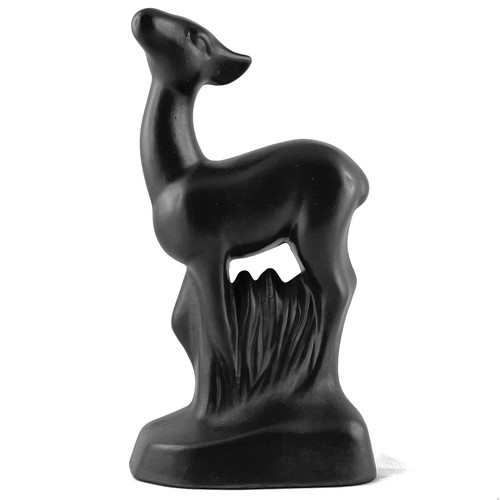 Biche céramique noire mate - biche,