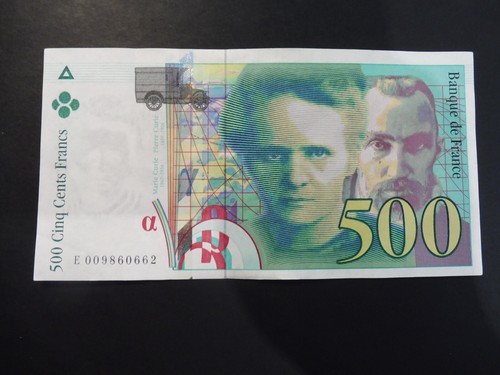Billet 500 frs marie curie - frs,
