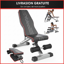 Banc musculation réglable - musculation,