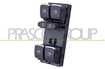 Bouton noir avec bord - bord, chromÉ