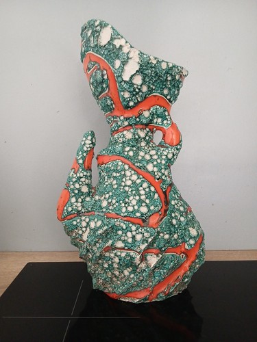 Grand vase aspect fat lava - grand,