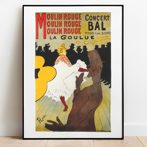 Affiche giclée moulin rouge - moulin,