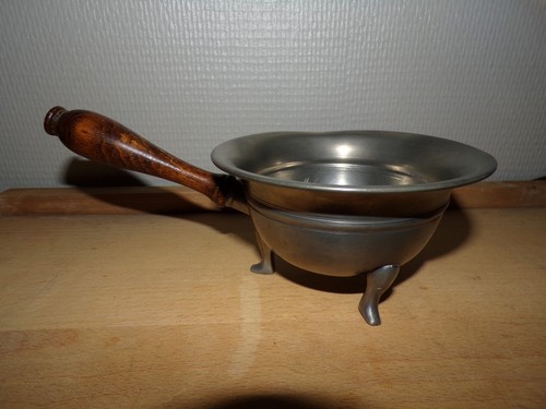 Objet etain avec manche en - avec,