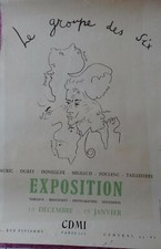 COCTEAU J. Affiche illustrée