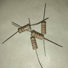 1,5 K ohm  1 Watts   Résistance Puissance NOS      Lot 4 pcs         DepF9h2