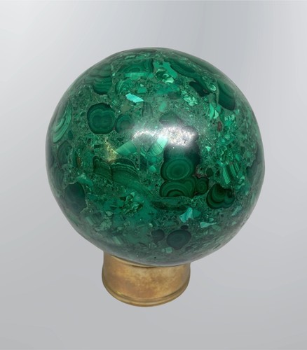 Sphere malachite polie - polie, de