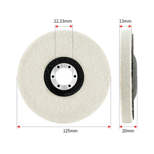 Disque polir feutre de - disque,