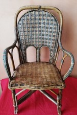Fauteuil enfant rotin - enfant,
