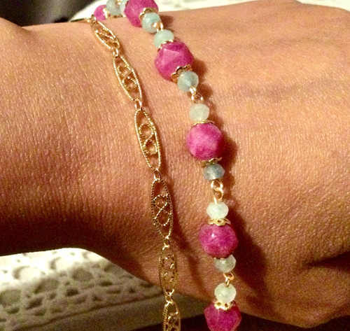 Lot bracelet plaqué - lot, or
