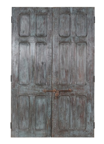 Porte bois massif - massif, fer