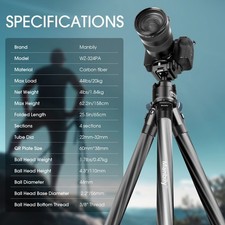 NEW Manbily Tripod for