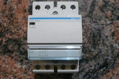Contacteur poles 40a hager - poles,