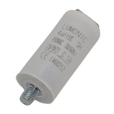 Condensateur de démarrage 4µF 450V avec Prise De Courant 6,3x0,8mm 26x55mm 4uF C