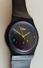 Montre publicitaire de Renault Clio des année 80 noire BE BOP