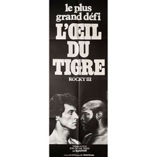 ROCKY III French Movie Poster  - 23x63 in. - 1982 - Sylvester Stallone, Mr. T