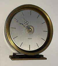 JAEGER ÉLECTRIC PENDULE PENDULETTE EN LAITON DORÉ design 