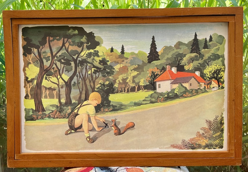 Ancien affiche scolaire - ancien,