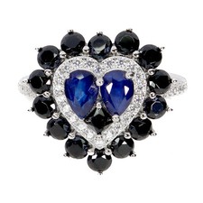 925 Bague en Argent Poire