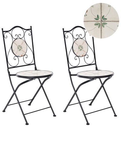 Lot chaises jardin - 2, en
