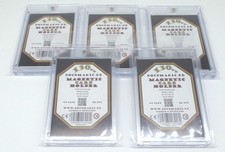 5 x Magnetic Card Holder Clear