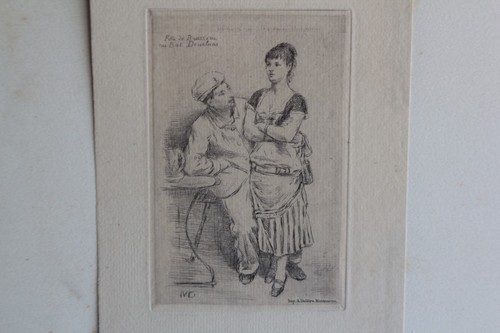 Gravure pointe sèche - gravure,