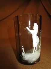 Verre à facettes Mary Gregory