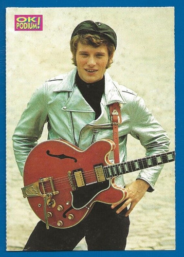 Carte couleur johnny - johnny, hallyday