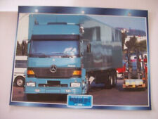 CARTE FICHE CAMION TRACTEUR CABINE AVANCEE MERCEDES BENZ 1828 LS ATEGO 1998
