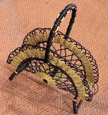 Cadeau original rare porte revue vintage bon état bureau design classeur déco 