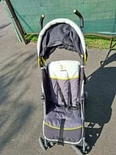 Poussette canne grise