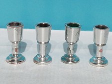 PLAYMOBIL x4 VERRES CHROMÉS