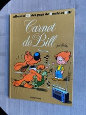 ROBA BOULE ET BILL TOME 13 CARNET DE BILL EO 1976 EN EXCELLENT ÉTAT