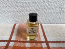 Ancienne Miniature Eau De Toilette Chanel N 5 Paris 80% Échantillon Collection 