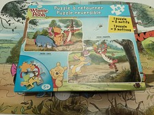 PUZZLE 48 PIECES 2 MOTIFS RECTO VERSO 40 X 60 CM WINNIE DISNEY