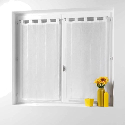 Paire voilages blanches - de,