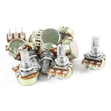 Potentiomètre Rotatif Cône Unique À Linéaire 10pcs 1M Ohm B1M 3 Bornes
