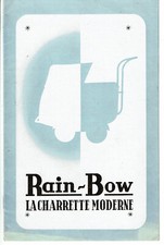 catalogue RAIN BOW charrette moderne poussette landau berceau siège 1950 Lyon