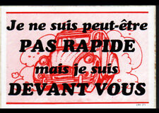 CITROEN 2CV / HUMOUR illustré CARTE POSTALE AUTOCOLLANTE période 1970-1980