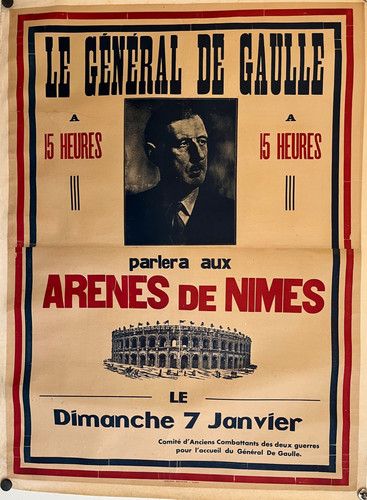 Affiche poster gaulle - ,