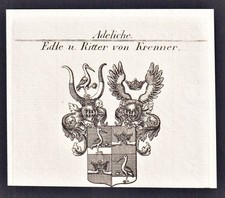 Noble Chevalier Krenner Blason