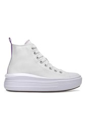 Converse Chuck Taylor All Star, Sneaker Plateforme - Blanc/Violet